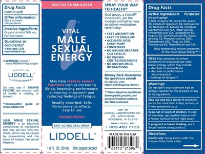 VitÀl Male Sexual Energy Ctn (Vital Male Sexual Energy Ctn 6 19 25)